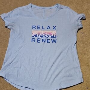 Light Blue Relax Refresh Renew Women's Top